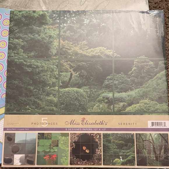 Colorful Scrapbooking Paper Set - Picture 3 of 7